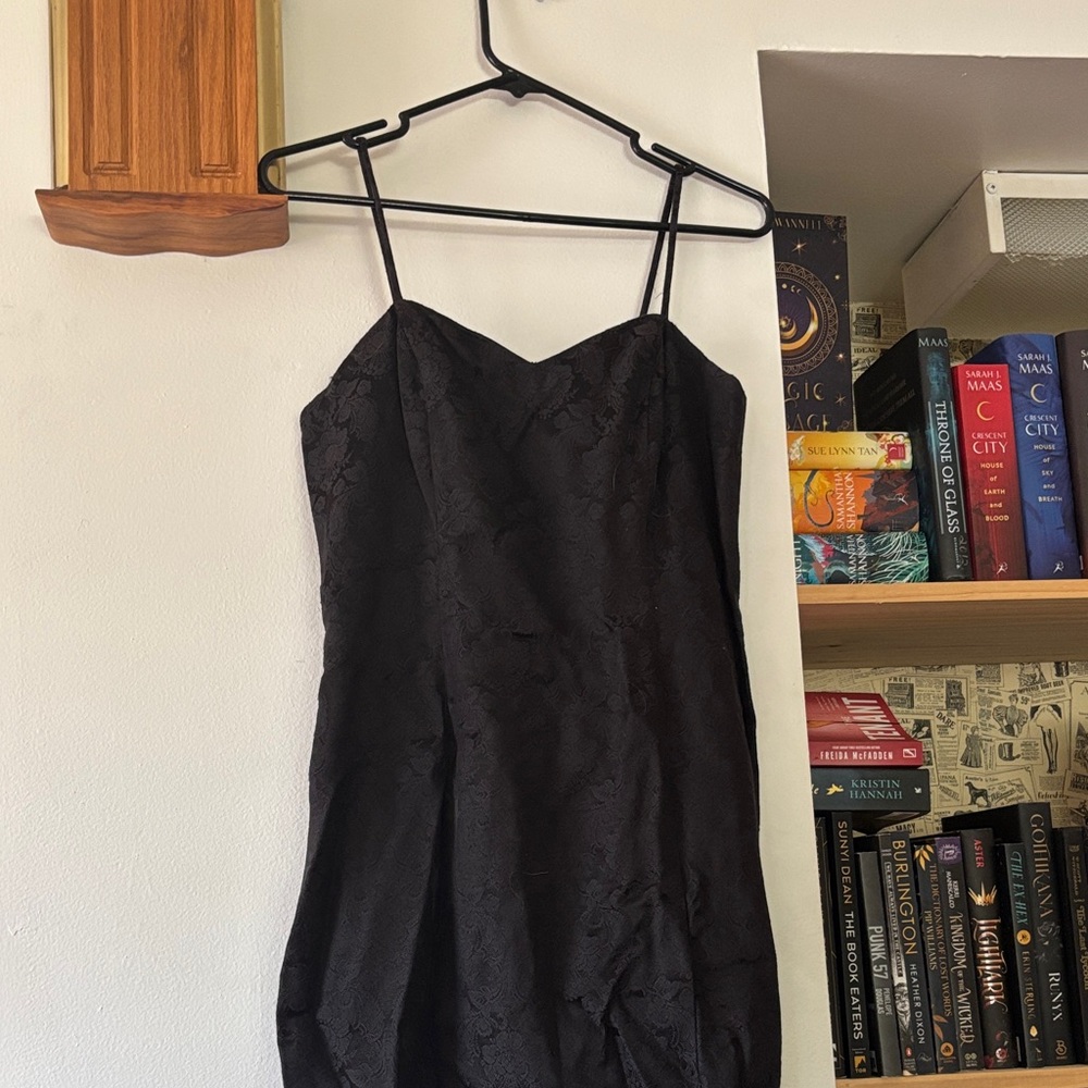 Beechers Brook Black Lace Dress